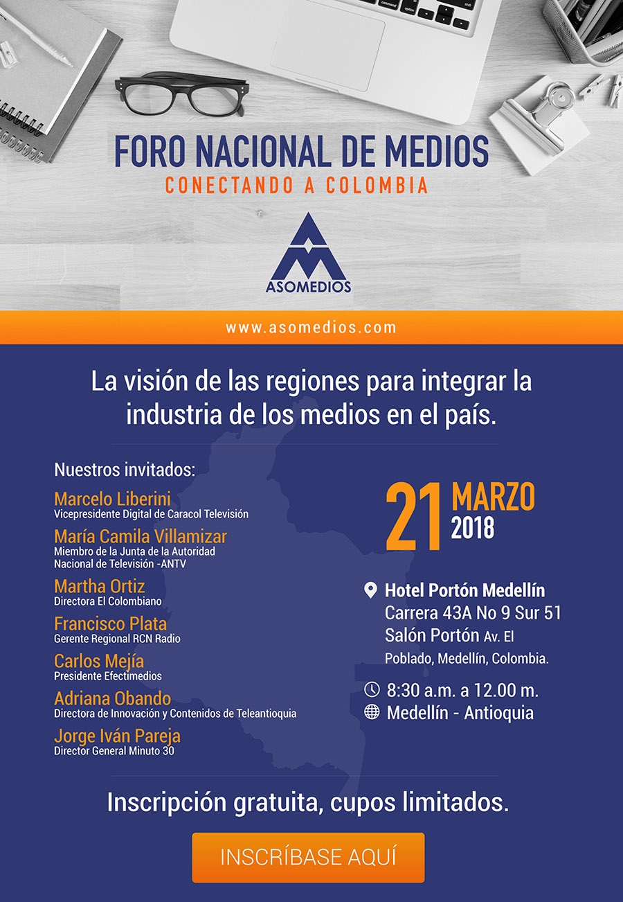 FORO NACIONAL DE MEDIOS – CONECTANDO A COLOMBIA