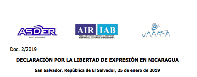 DECLARACIÓN FINAL SOBRE ENCUENTRO DE RADIODIFUSORES POR LA LIBERTAD DE EXPRESIÓN EN NICARAGUA