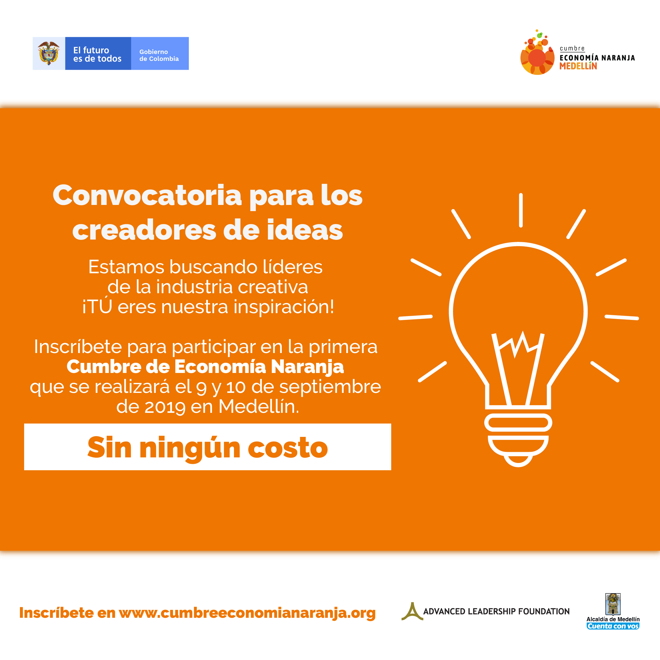 Convocatoria para líderes de la industria creativa del país