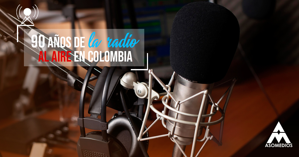 90 años de la radio al aire en Colombia